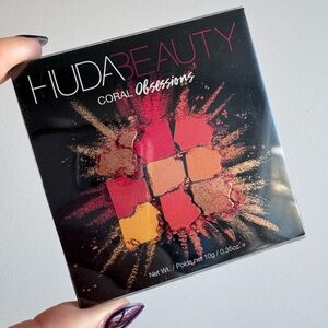 🆕 Huda Beauty Coral Obsessions Eyeshadow Palette BNIB